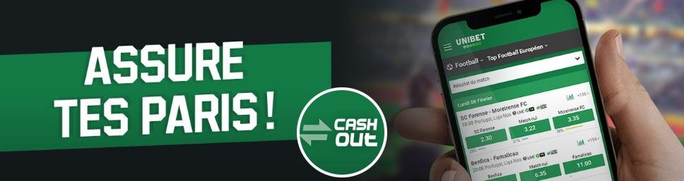 Bannière Option Cash Out Unibet.fr