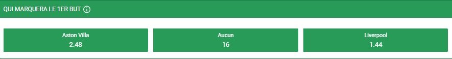 Nombre de buts Unibet.fr