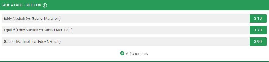 Paris sur les buteurs - face à face de buteurs