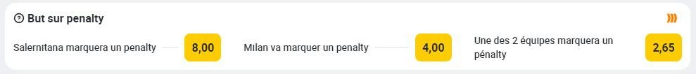Les paris sur les penaltys